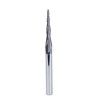 EMA16 2 Flute Ball End Mill with Taper Neck