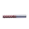 EMB04 4 Flute Solid Carbide Flat End Mill, Long Length